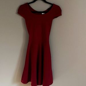 Fitted flare dress
